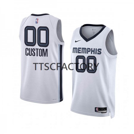 Muške NBA Dres Memphis Grizzlies Personalizirani Nike 2022-23 Association Edition Bijela Swingman
